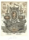 Galleon  (Galéra F. G.) – tisk 18x14, list 35x24 cm, cena 3.400.-